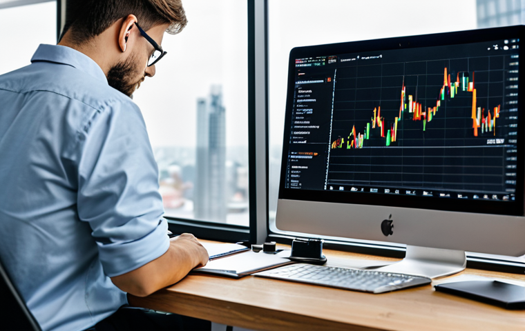 **

"A well-lit and organized workstation with a laptop displaying cryptocurrency charts (Bitcoin or Ethereum example), technical analysis tools visible on the screen. A notepad and pen are beside the laptop. The person is a young professional dressed in business casual attire, analyzing the charts with a focused expression. Background: A modern, minimalist office setting with a view of a cityscape. safe for work, appropriate content, fully clothed, professional, modest, perfect anatomy, natural proportions, professional photography, high quality."

**